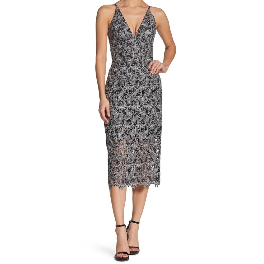 Dress The Population Aurora Lace Dress XS NEW $242
